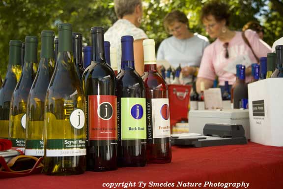 The Iowa Wine Festival, Indianola, Iowa