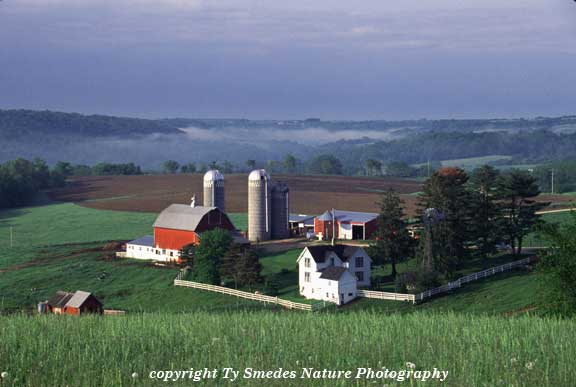 Farmstead, in northeast Iowa