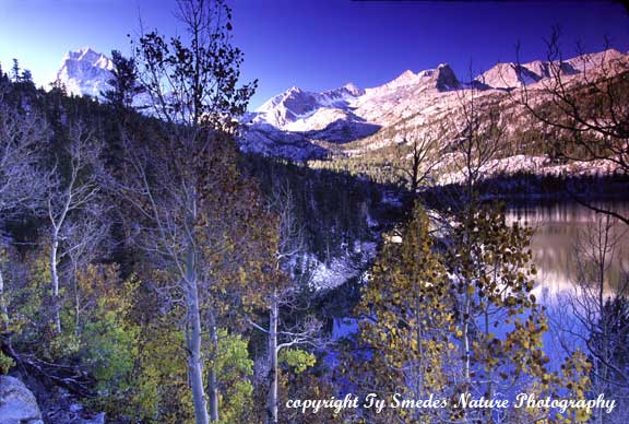Eastern Sierras Lake in Autumn
