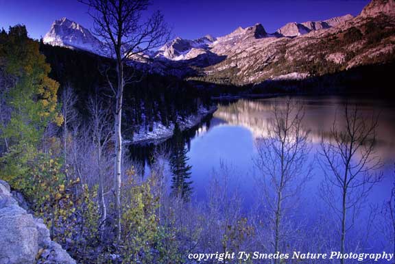 Eastern Sierras Lake in Autumn